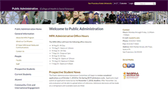 Desktop Screenshot of mpa.sfsu.edu