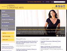 Tablet Screenshot of lca.sfsu.edu