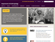 Tablet Screenshot of anthropology.sfsu.edu