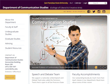 Tablet Screenshot of communicationstudies.sfsu.edu