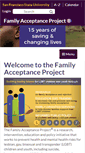 Mobile Screenshot of familyproject.sfsu.edu
