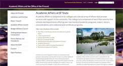 Desktop Screenshot of academic.sfsu.edu