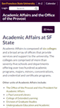 Mobile Screenshot of academic.sfsu.edu