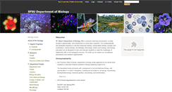 Desktop Screenshot of bio.sfsu.edu