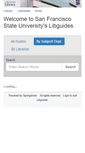Mobile Screenshot of libguides.sfsu.edu