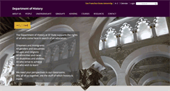 Desktop Screenshot of history.sfsu.edu