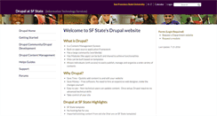 Desktop Screenshot of drupal.sfsu.edu