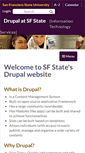 Mobile Screenshot of drupal.sfsu.edu
