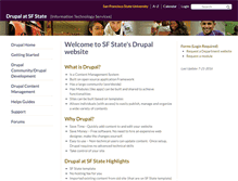Tablet Screenshot of drupal.sfsu.edu