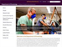 Tablet Screenshot of kin.sfsu.edu