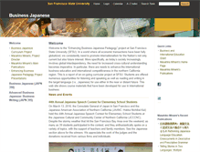 Tablet Screenshot of businessjapanese.sfsu.edu