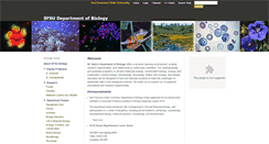 Desktop Screenshot of biology.sfsu.edu